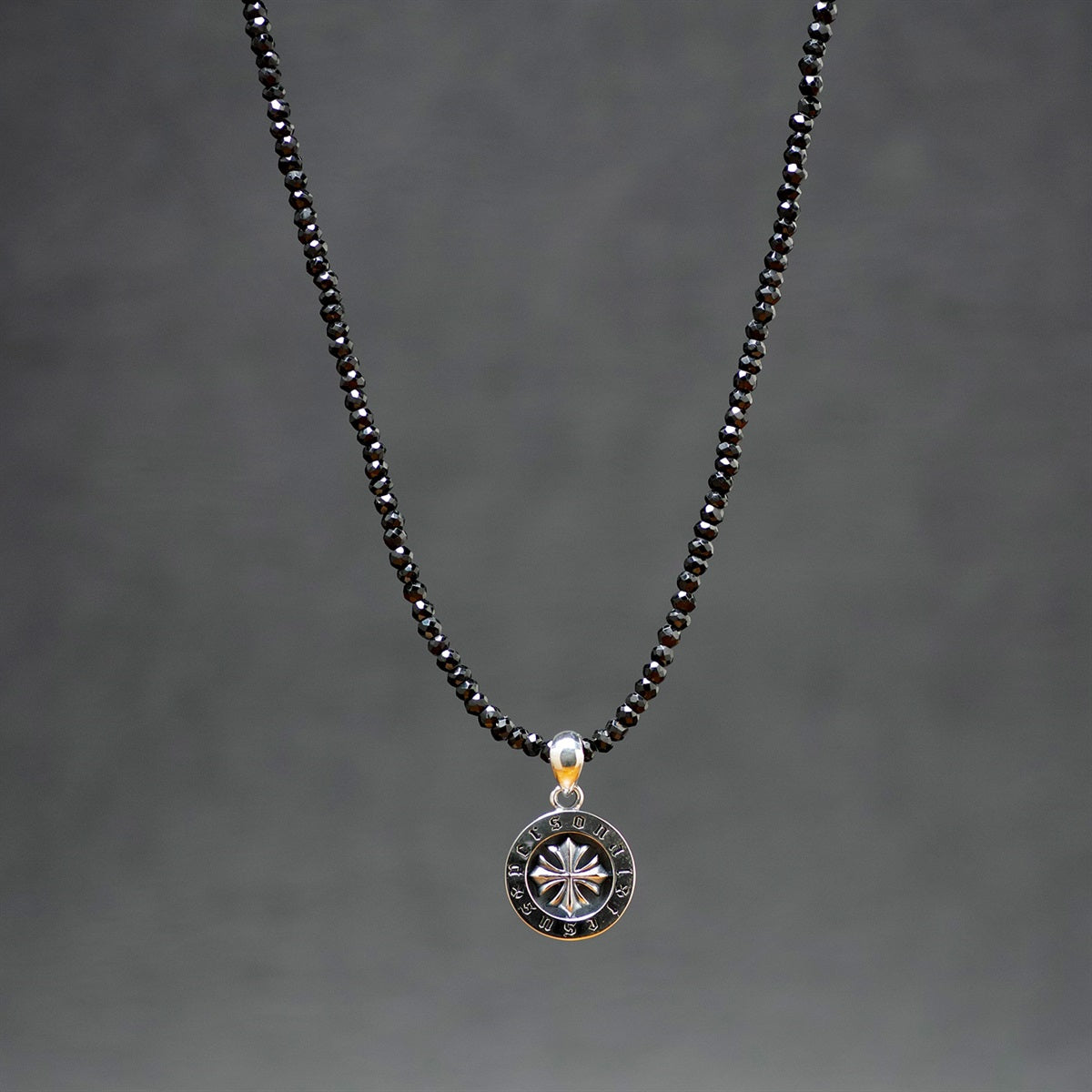 Black Spinel Pendant / L