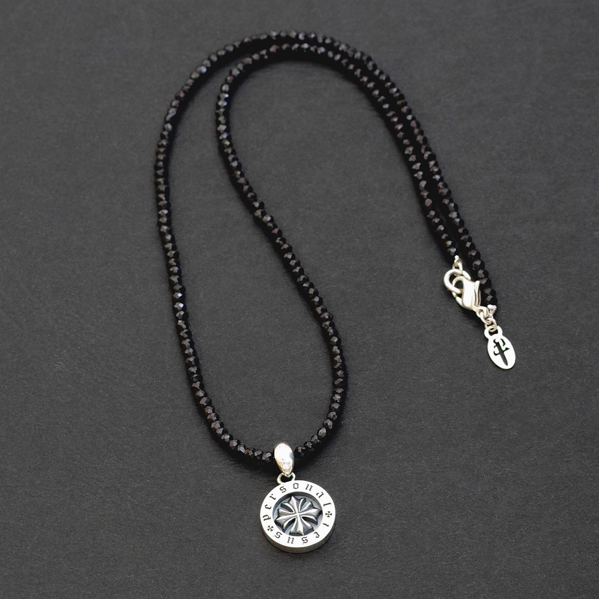 Black Spinel Pendant / L
