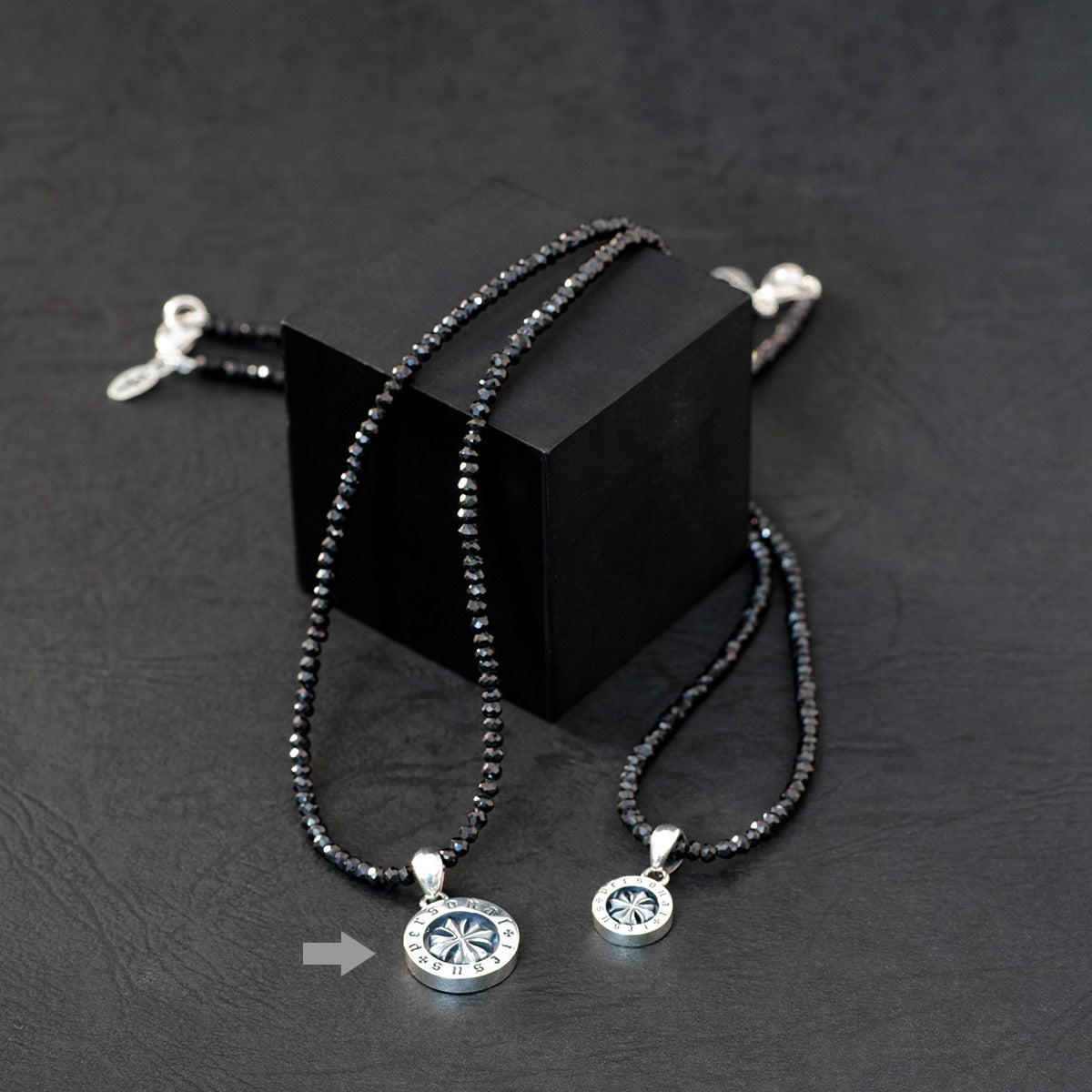 Black Spinel Pendant / L