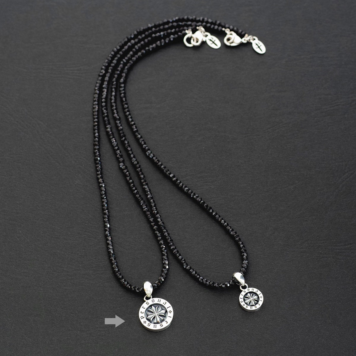 Black Spinel Pendant / L