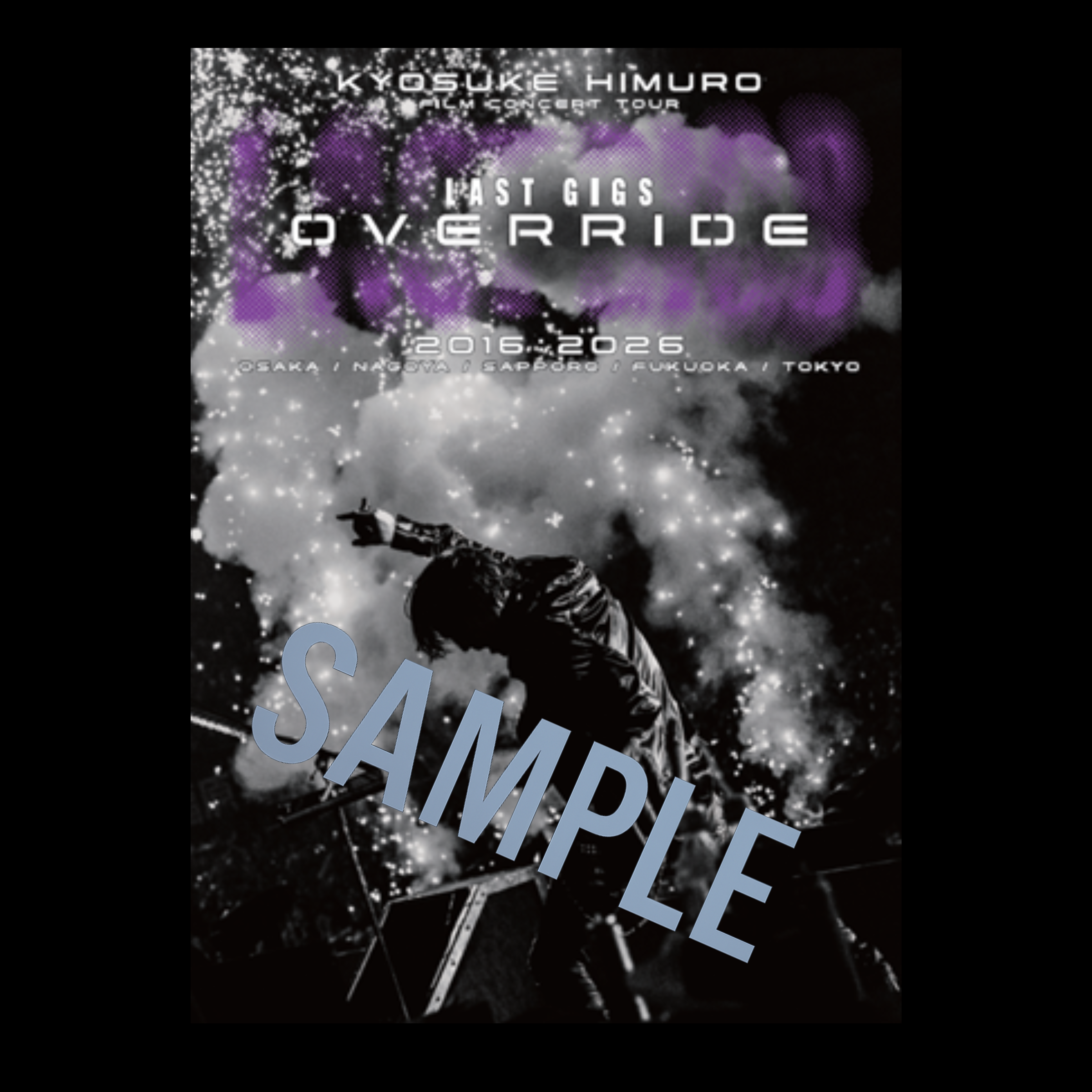 LAST GIGS OVERRIDE Photo T-Shirts(FUKUOKA)
