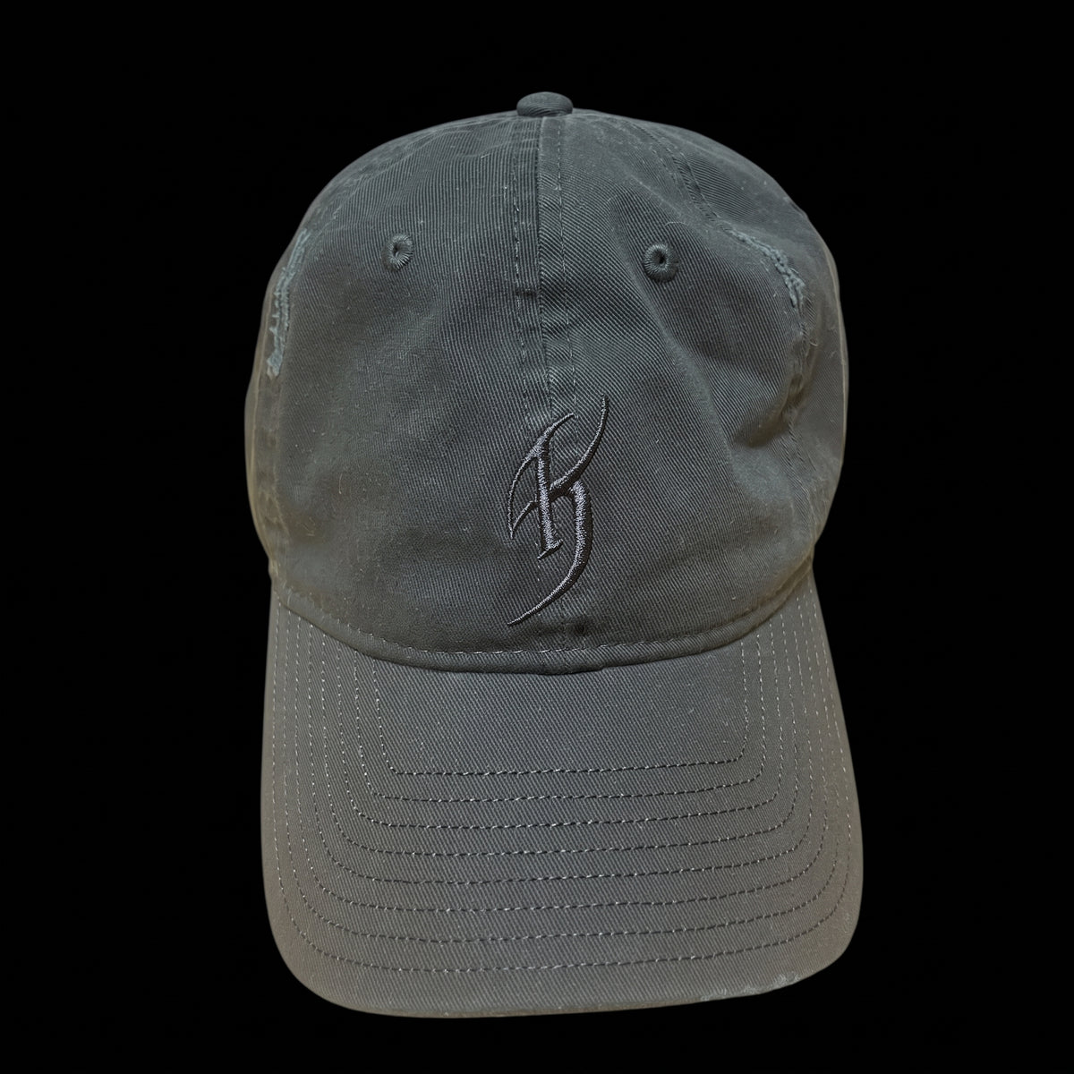 【NEWERA】9TWENTY Damaged (BLACK×BLACK) M/Lサイズ