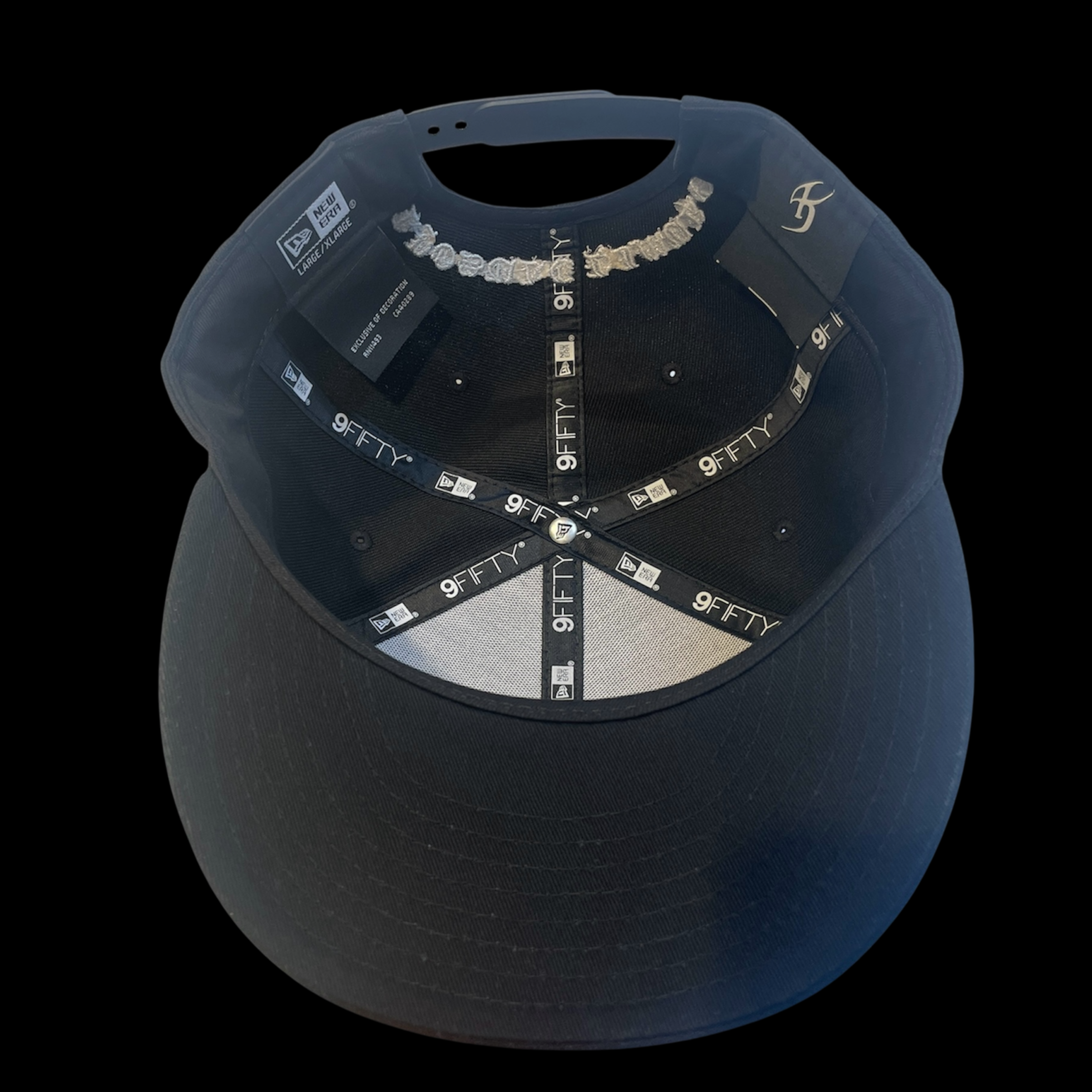 【NEWERA】9FIFTY (BLACK×WHITE) L/XLサイズ