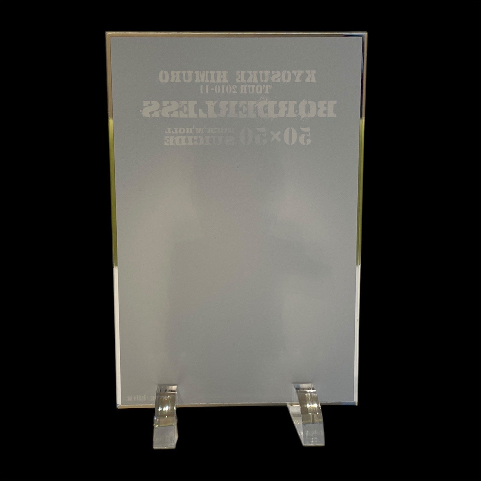 TOUR2010-11 BORDERLESS "50×50 ROCK' N' ROLL SUICIDE" Acrylic block