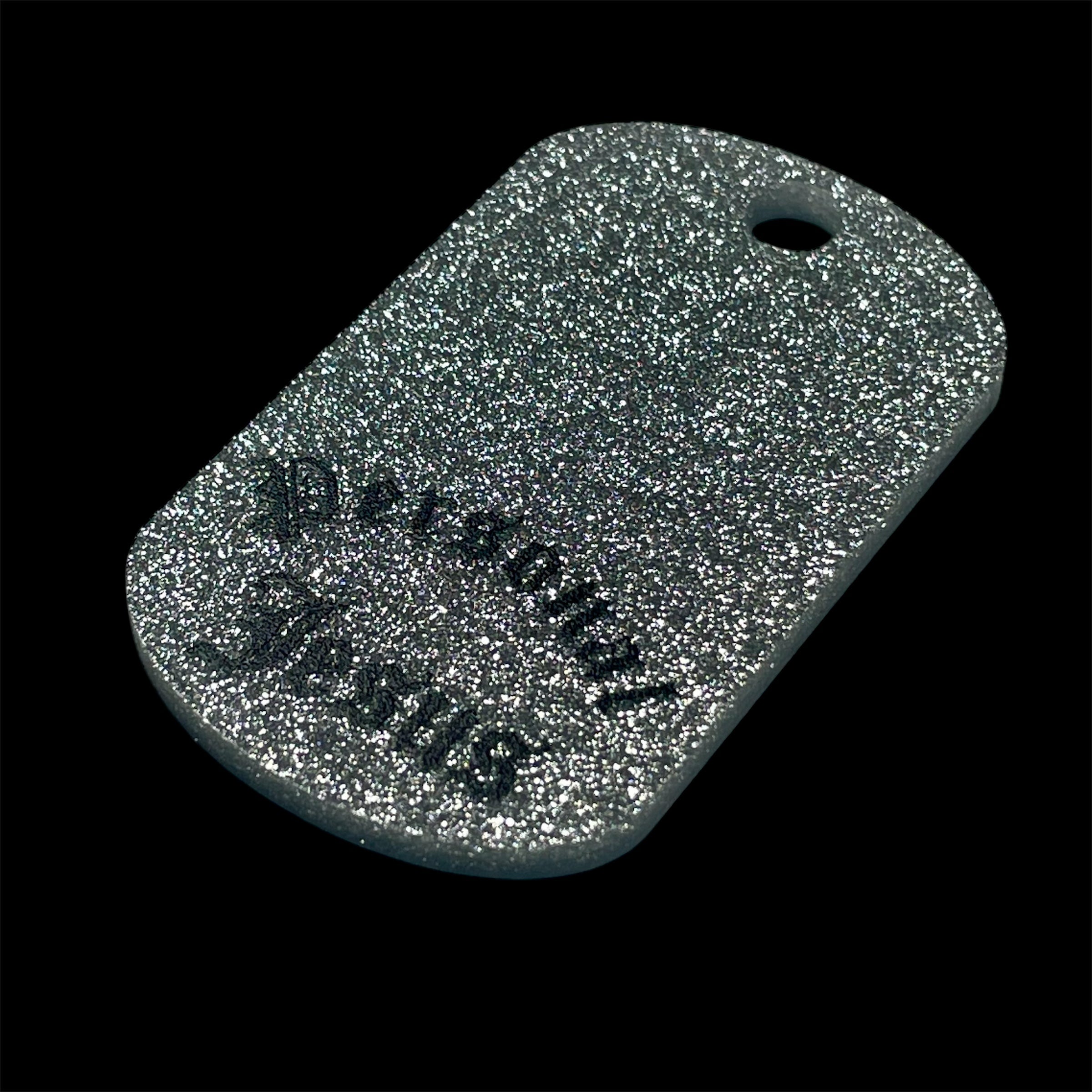 Acrylic DOUBLE Dog Tag Charm