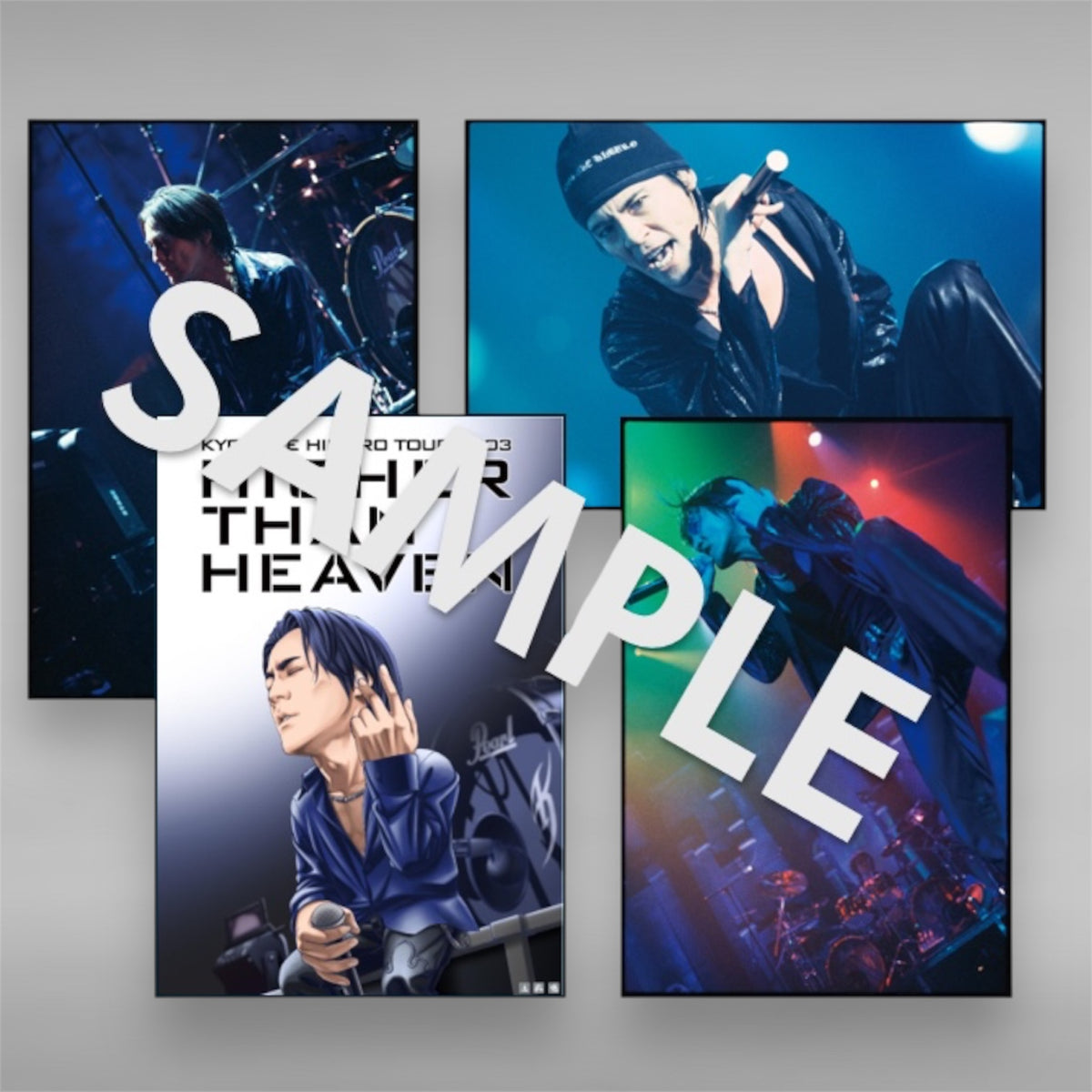 HIGHER THAN HEAVEN” POSTCARD（4枚セット)
