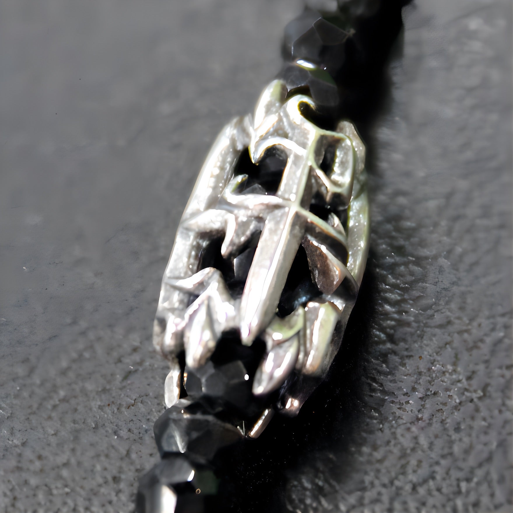 Black Spinel Necklace w/PJ Dagger ORIGINAL(復刻版)