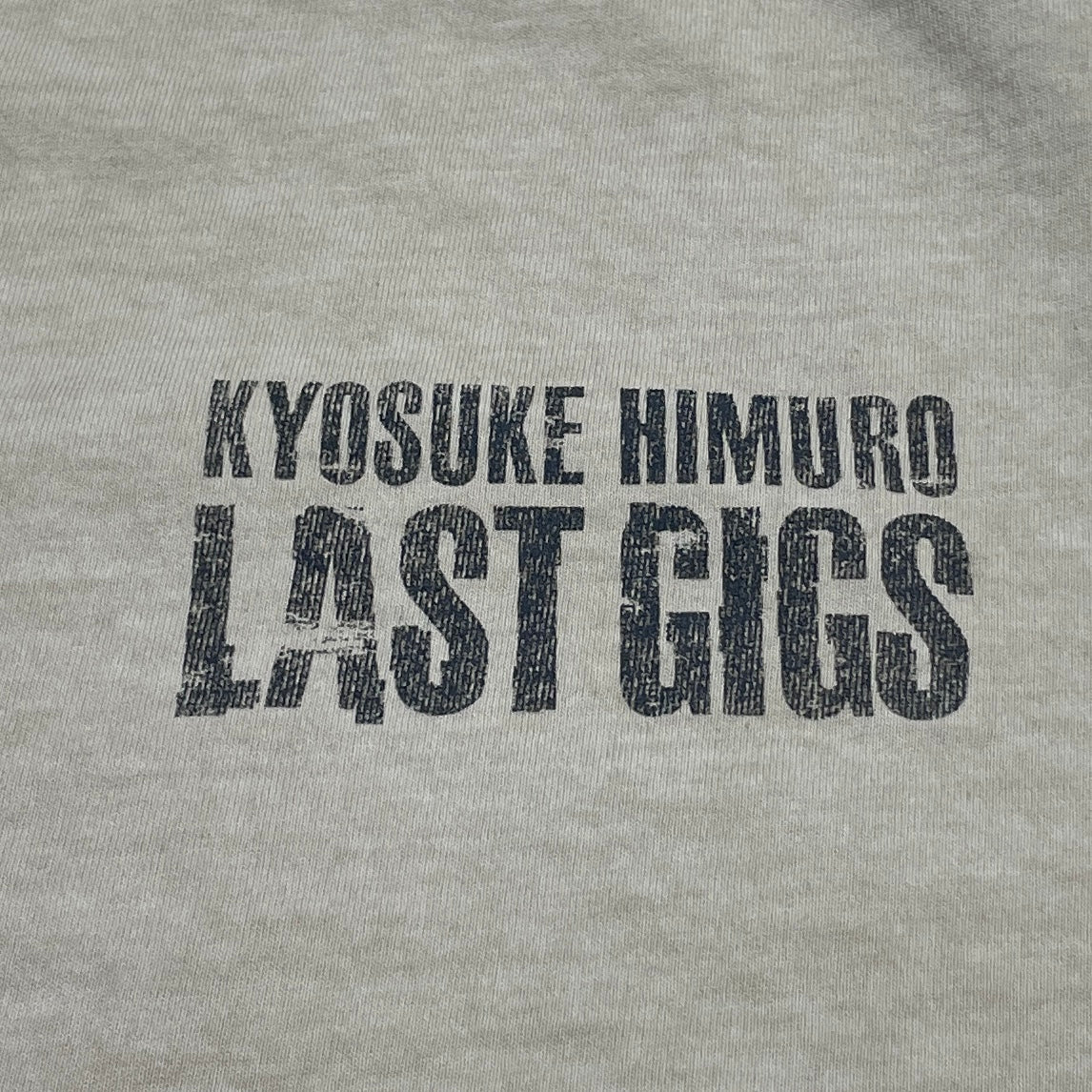 LAST GIGS VINTAGE T-Shirts “Type-A” VINTAGE NATURAL