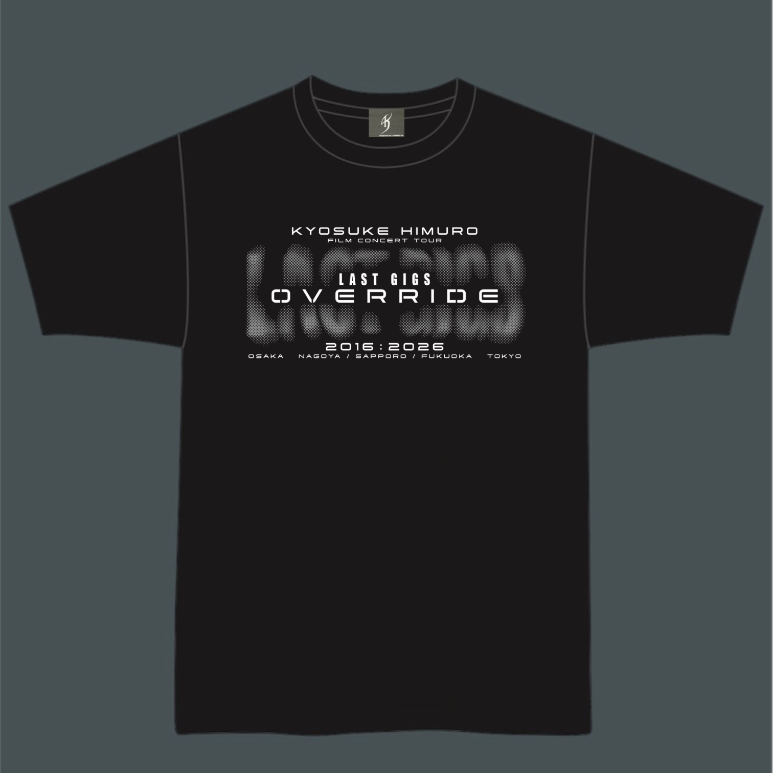 LAST GIGS OVERRIDE TOUR T-Shirts “BLACK”