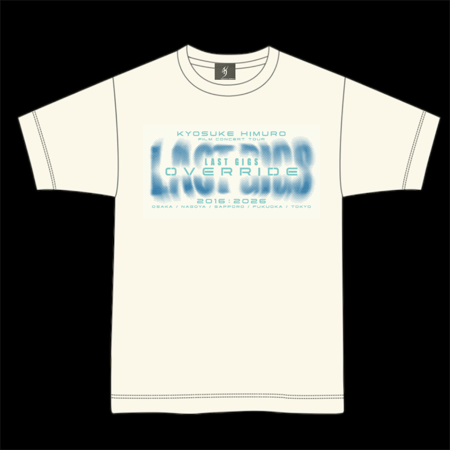 LAST GIGS OVERRIDE TOUR T-Shirts “VANILLA WHITE”【数量限定】