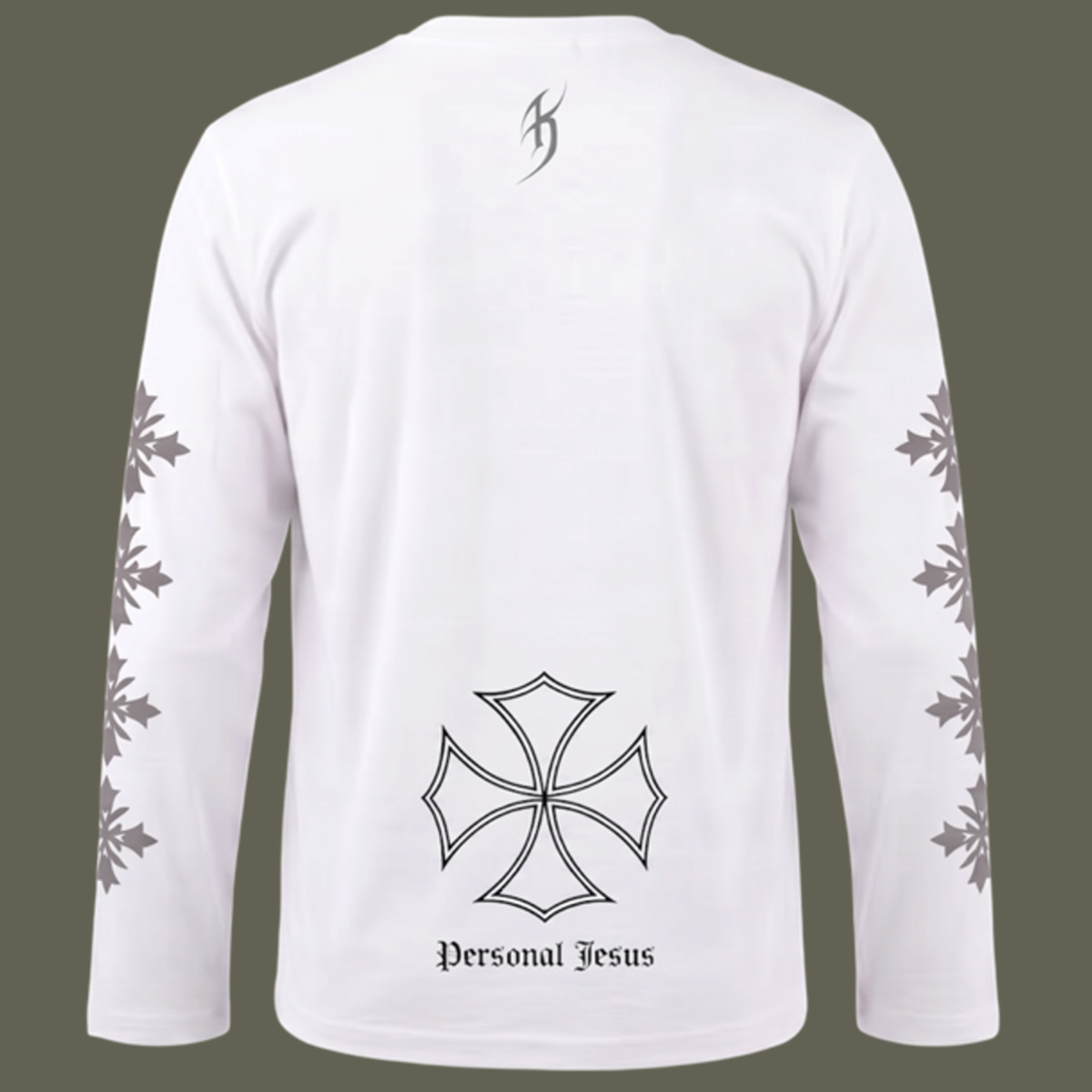 IRON CROSS LONG SLEEVE T-SHIRTS(WHITE)
