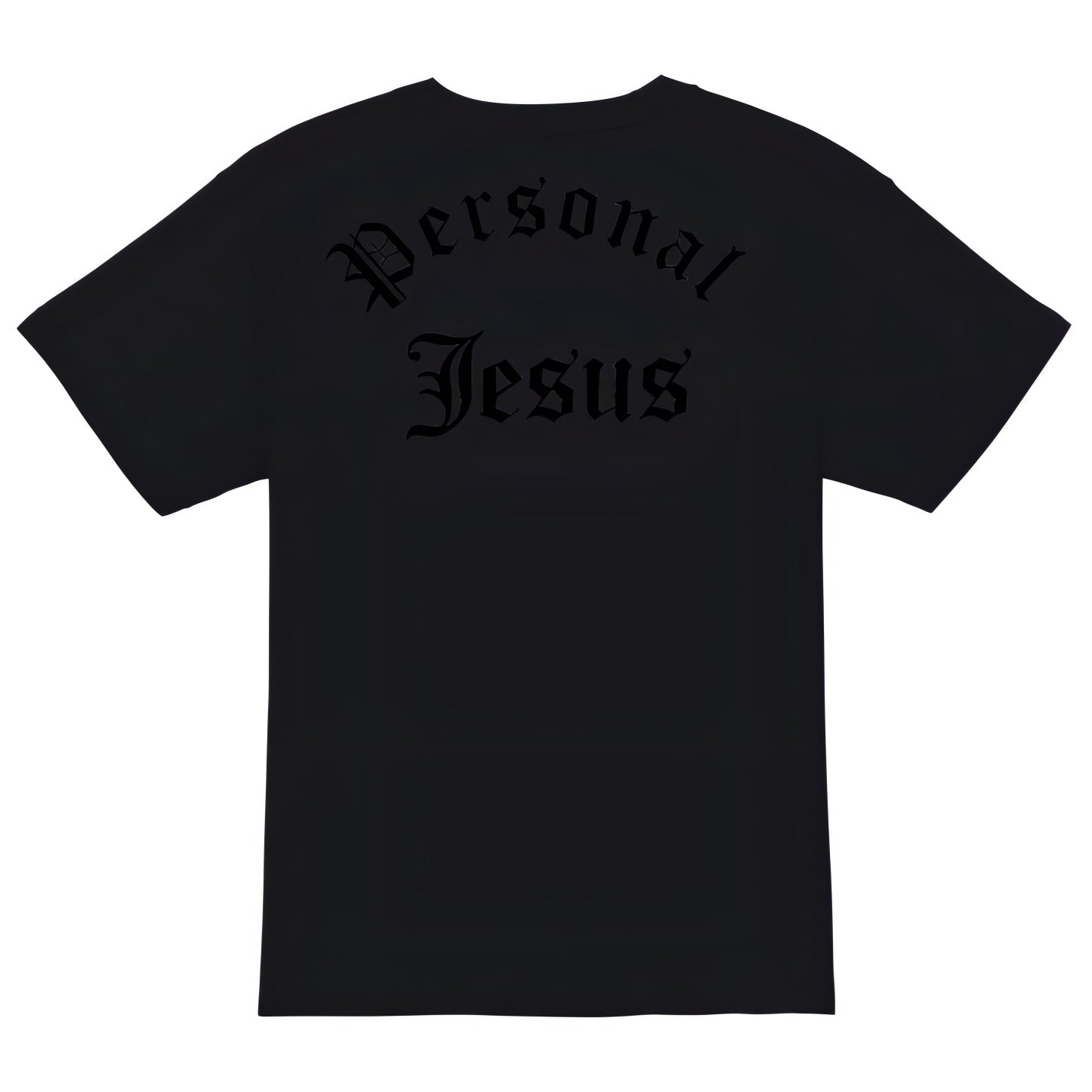 Monochrome Cross Logo  T-Shirt BLACK