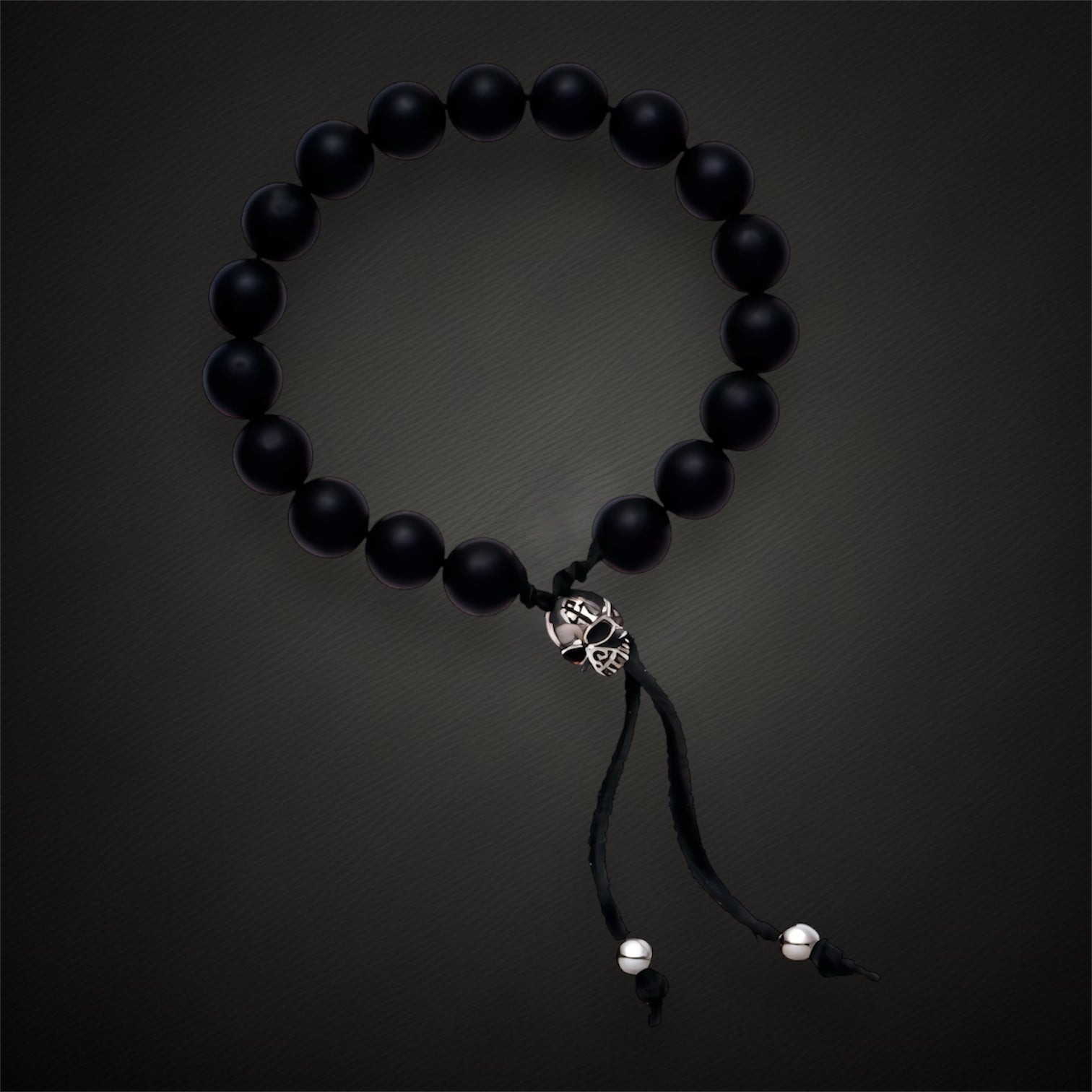 Skull × Onyx Bracelet (B)