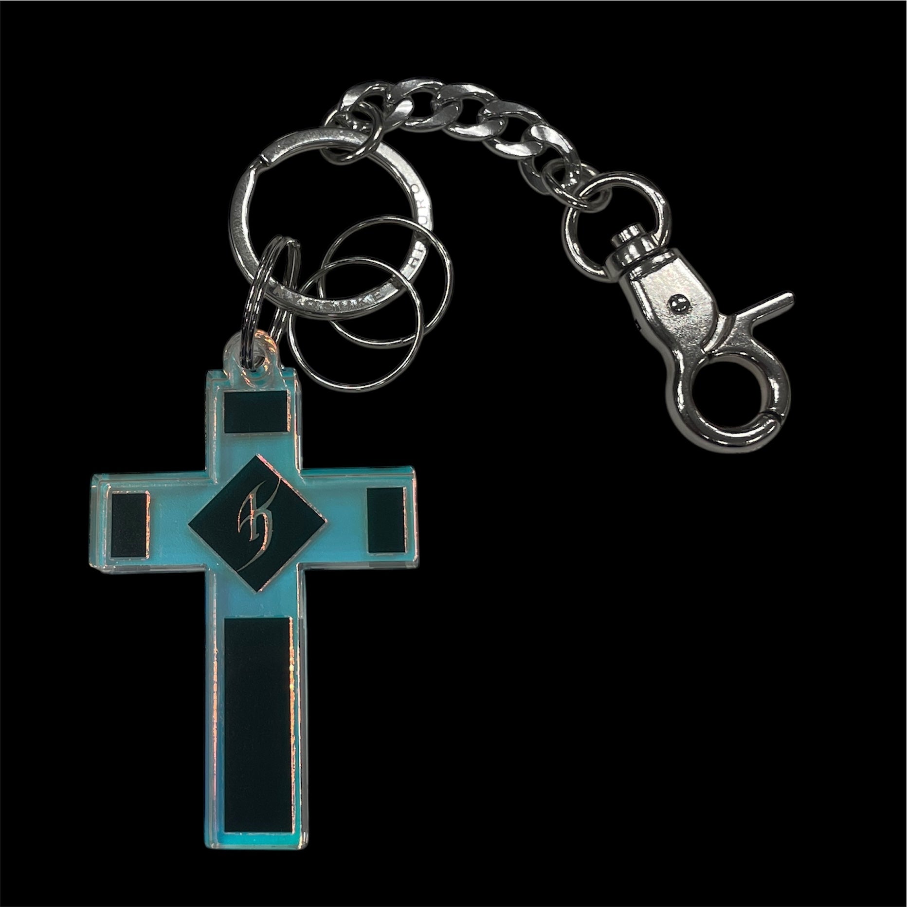 ACRYLIC ROSARY KEY-CHAIN