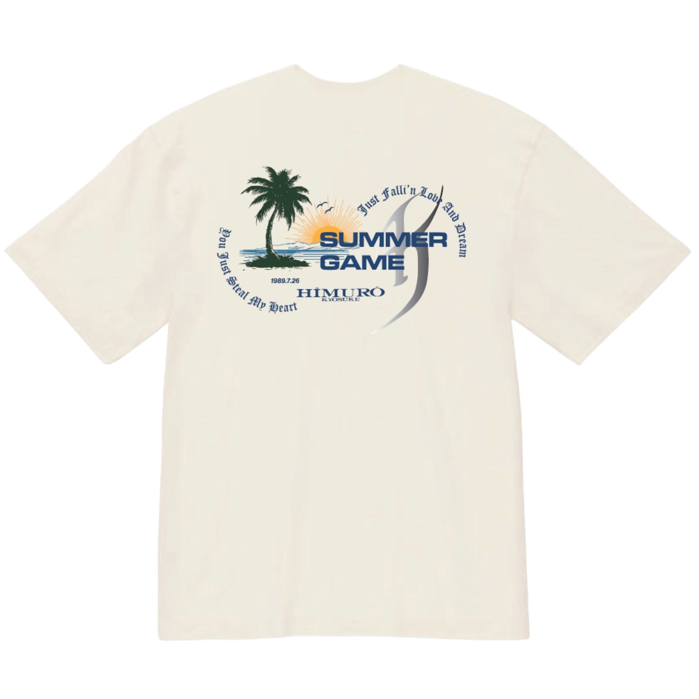 “SUMMER GAME ” T-shirts WHITE