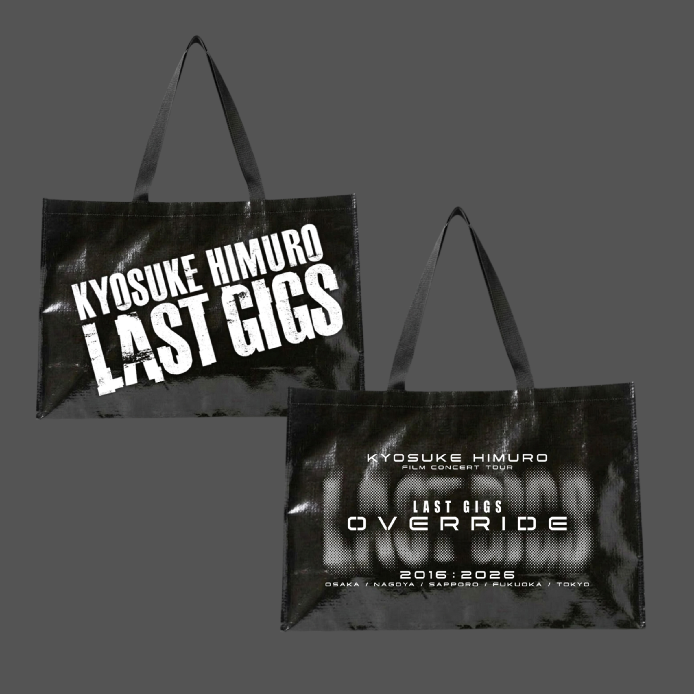 “LAST GIGS OVERRIDE” SHOPPING BAG