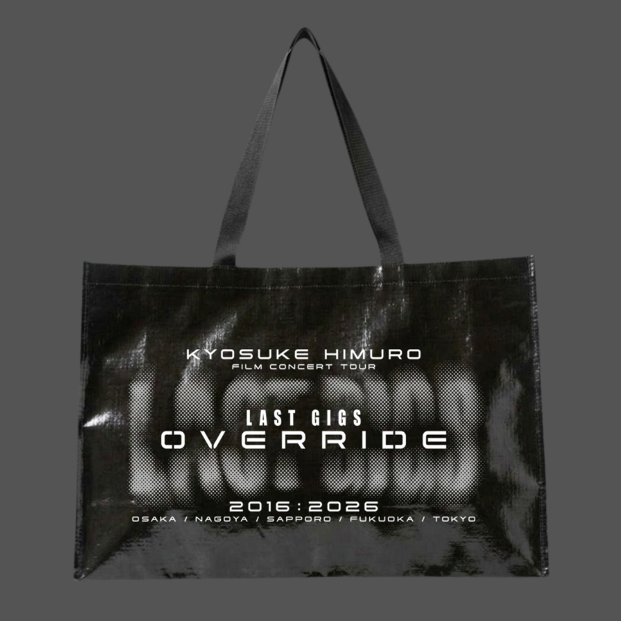 “LAST GIGS OVERRIDE” SHOPPING BAG