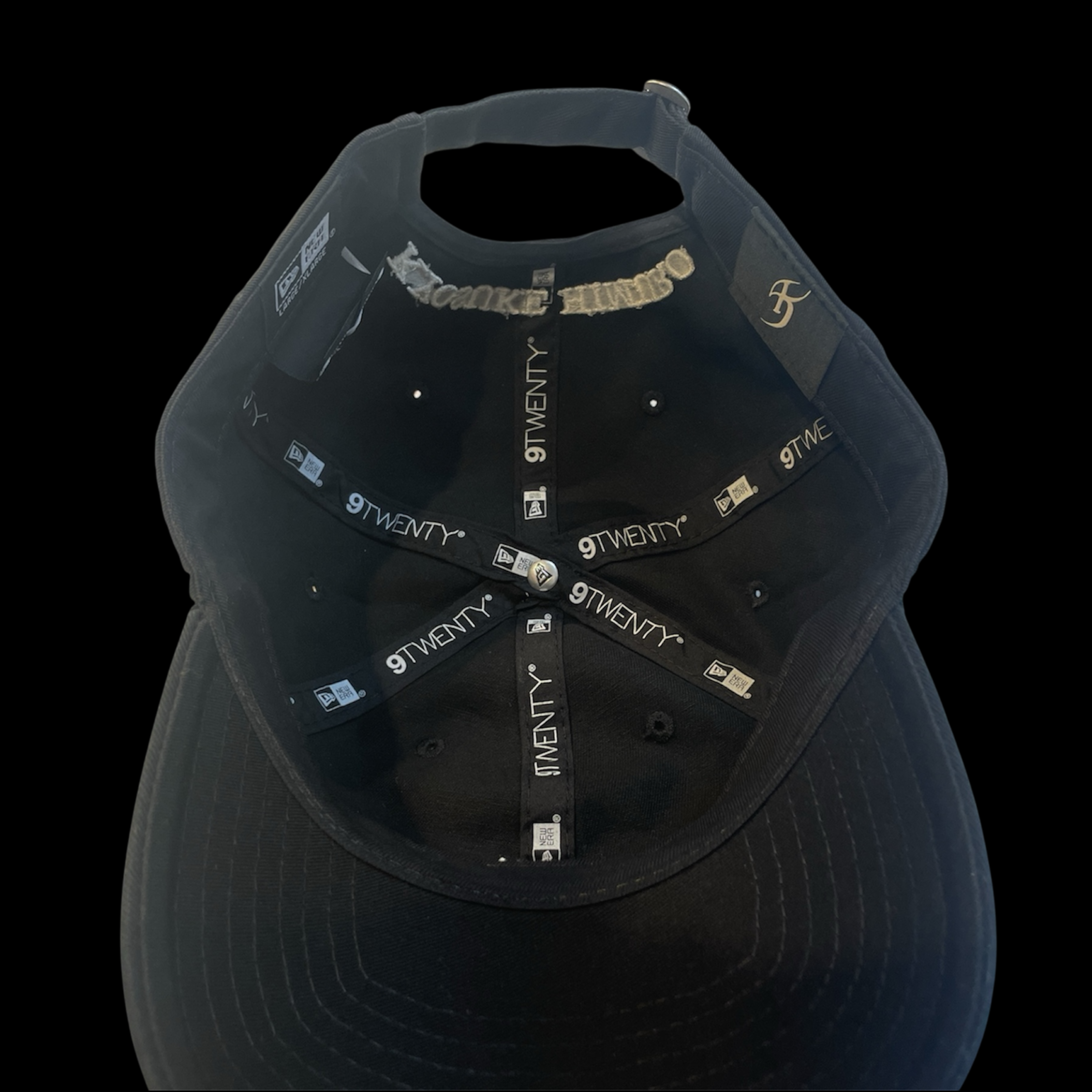 【NEWERA】9TWENTY (BLACK×WHITE)  M/Lサイズ