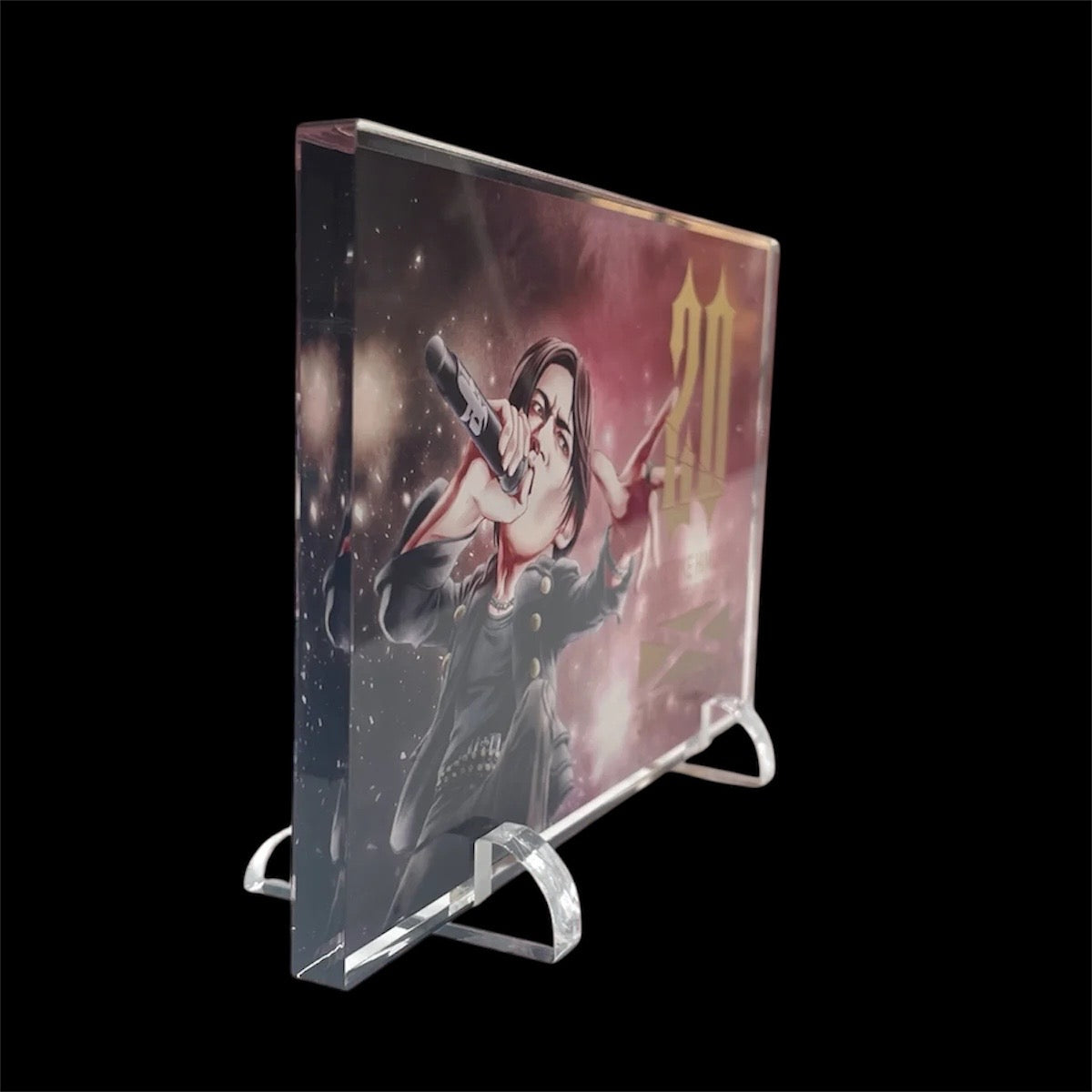 “20th ANNIVERSARY TOUR 2008 JUST MOVIN' ON” Acrylic block