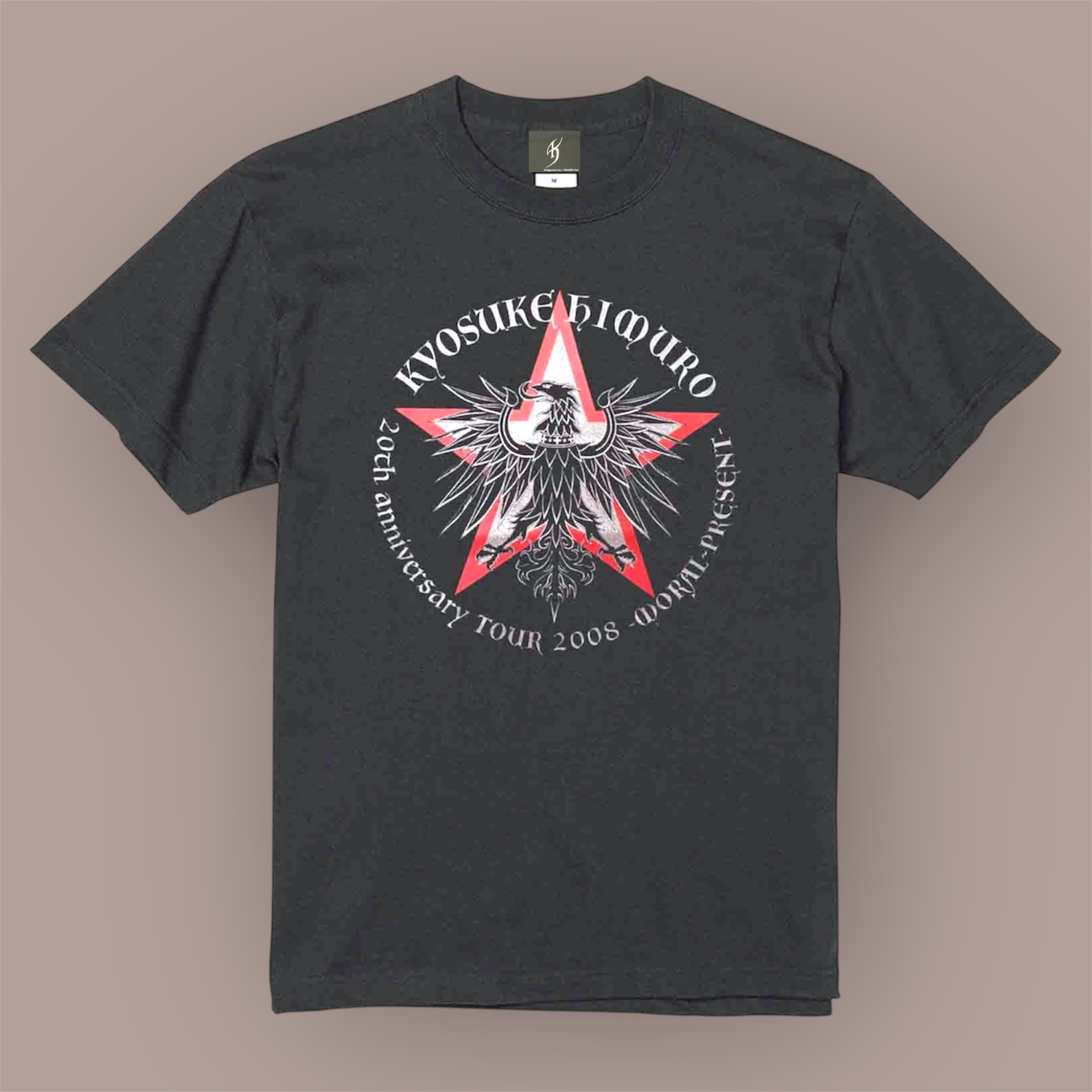 20th ANNIVERSARY TOUR 2008 JUST MOVIN' ON” Reprint T-shirt