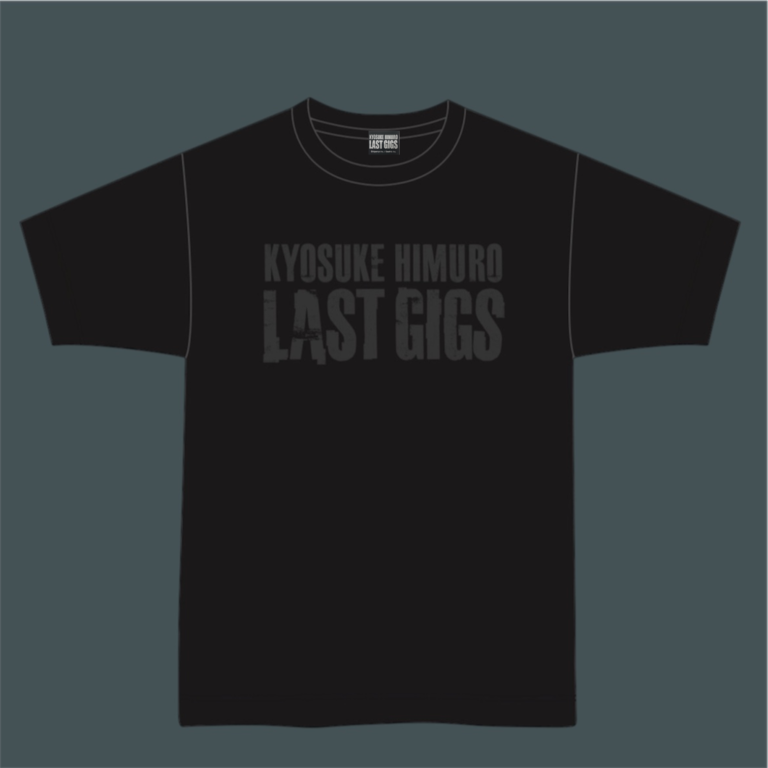 LAST GIGS FOAM T-Shirts “BLACK×BLACK”
