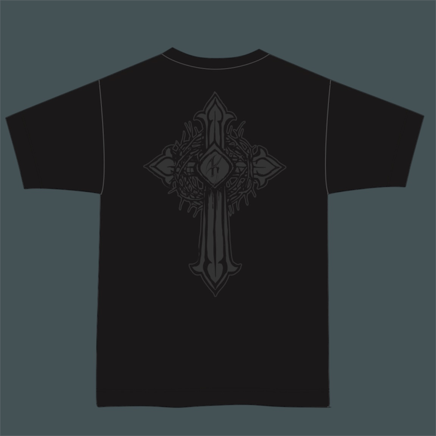 LAST GIGS FOAM T-Shirts “BLACK×BLACK”