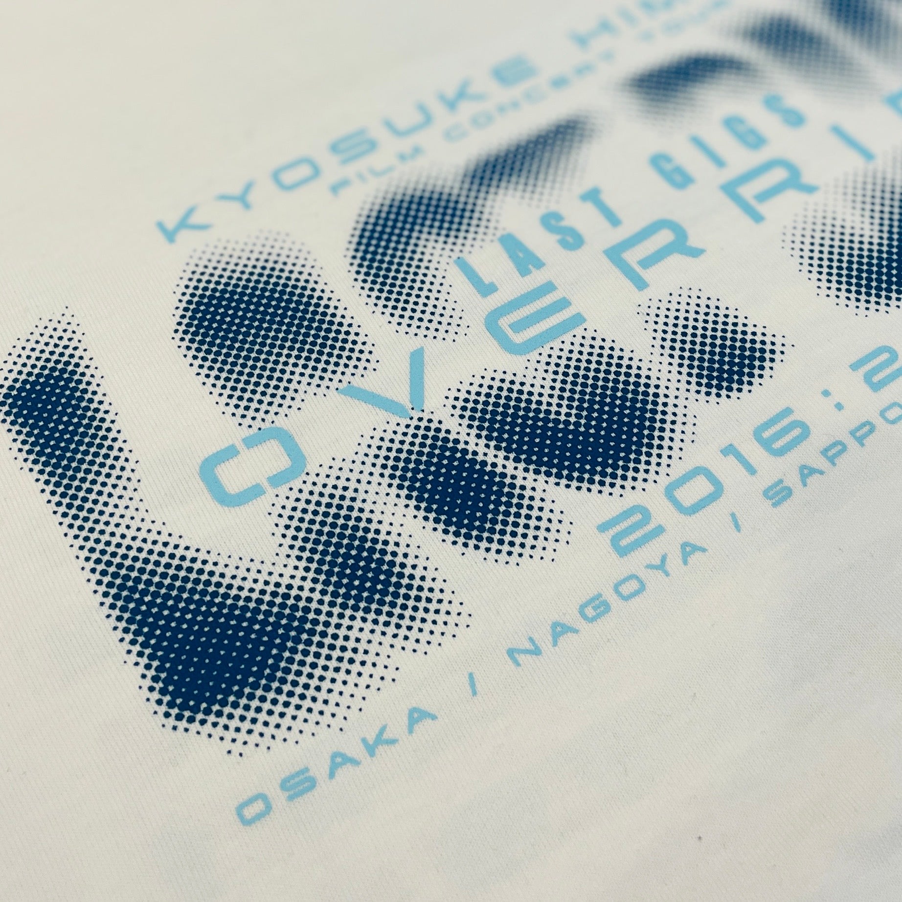 LAST GIGS OVERRIDE TOUR T-Shirts “VANILLA WHITE”【数量限定】