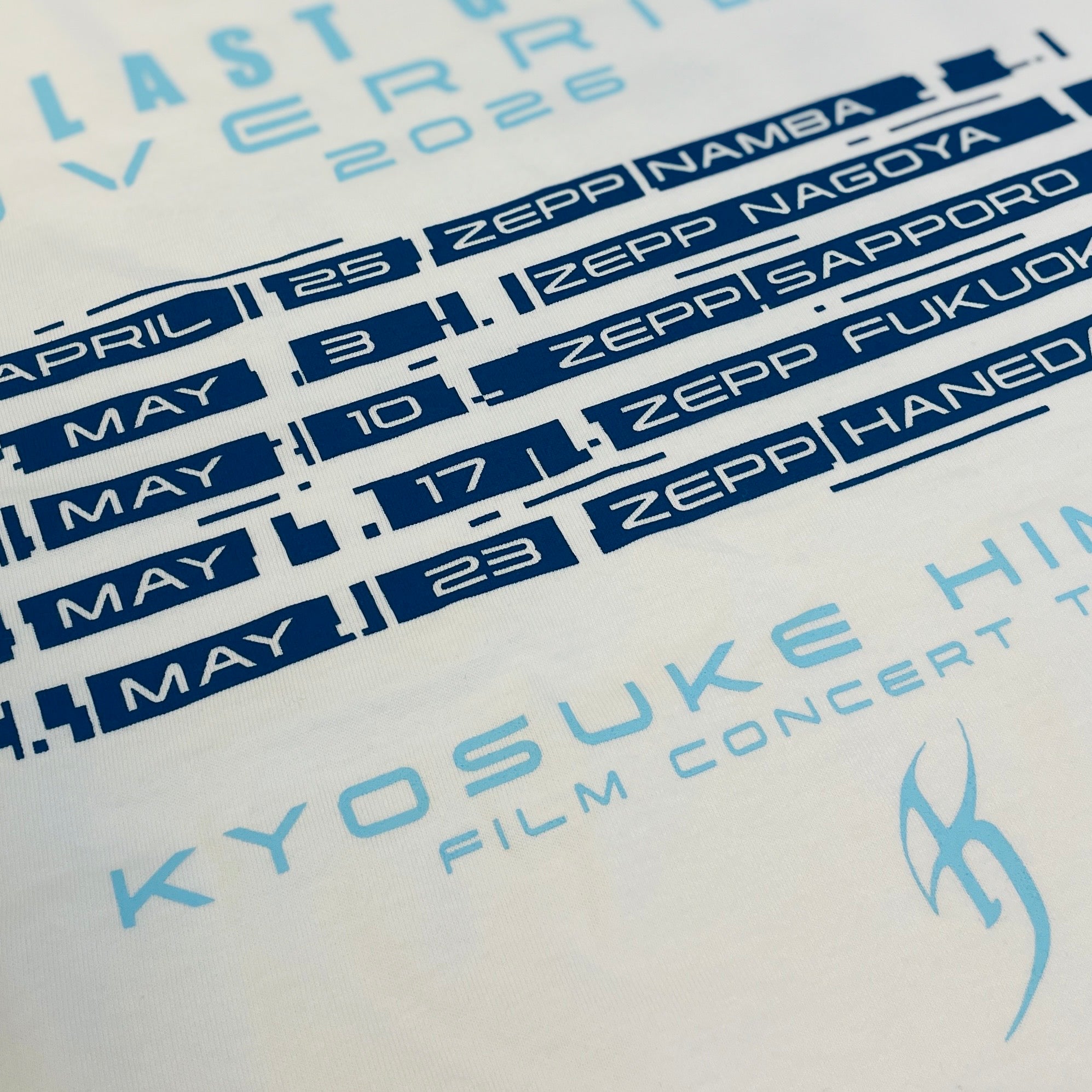 LAST GIGS OVERRIDE TOUR T-Shirts “VANILLA WHITE”【数量限定】