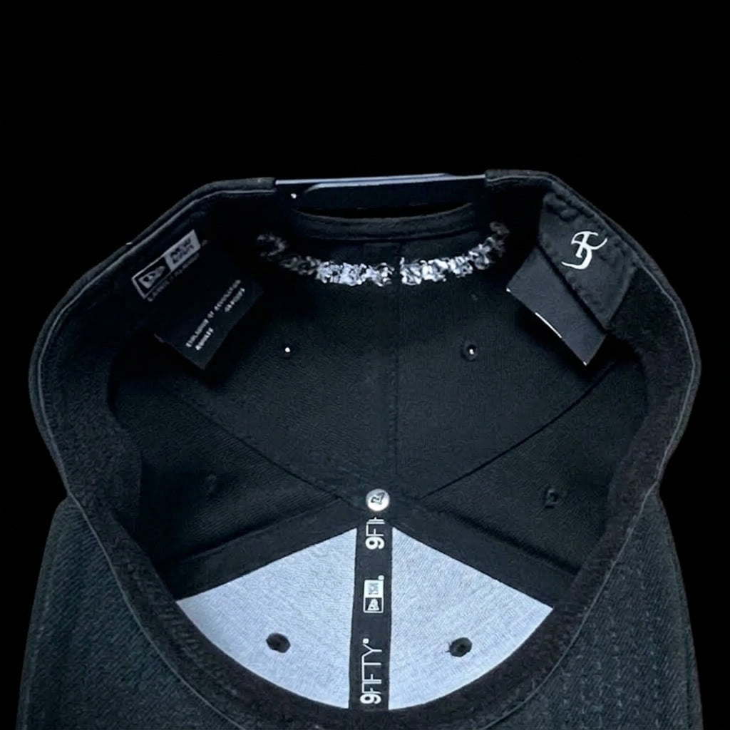 【NEWERA】9FIFTY ストレッチスナップ （BLACK×BLACK）　L/XLサイズ