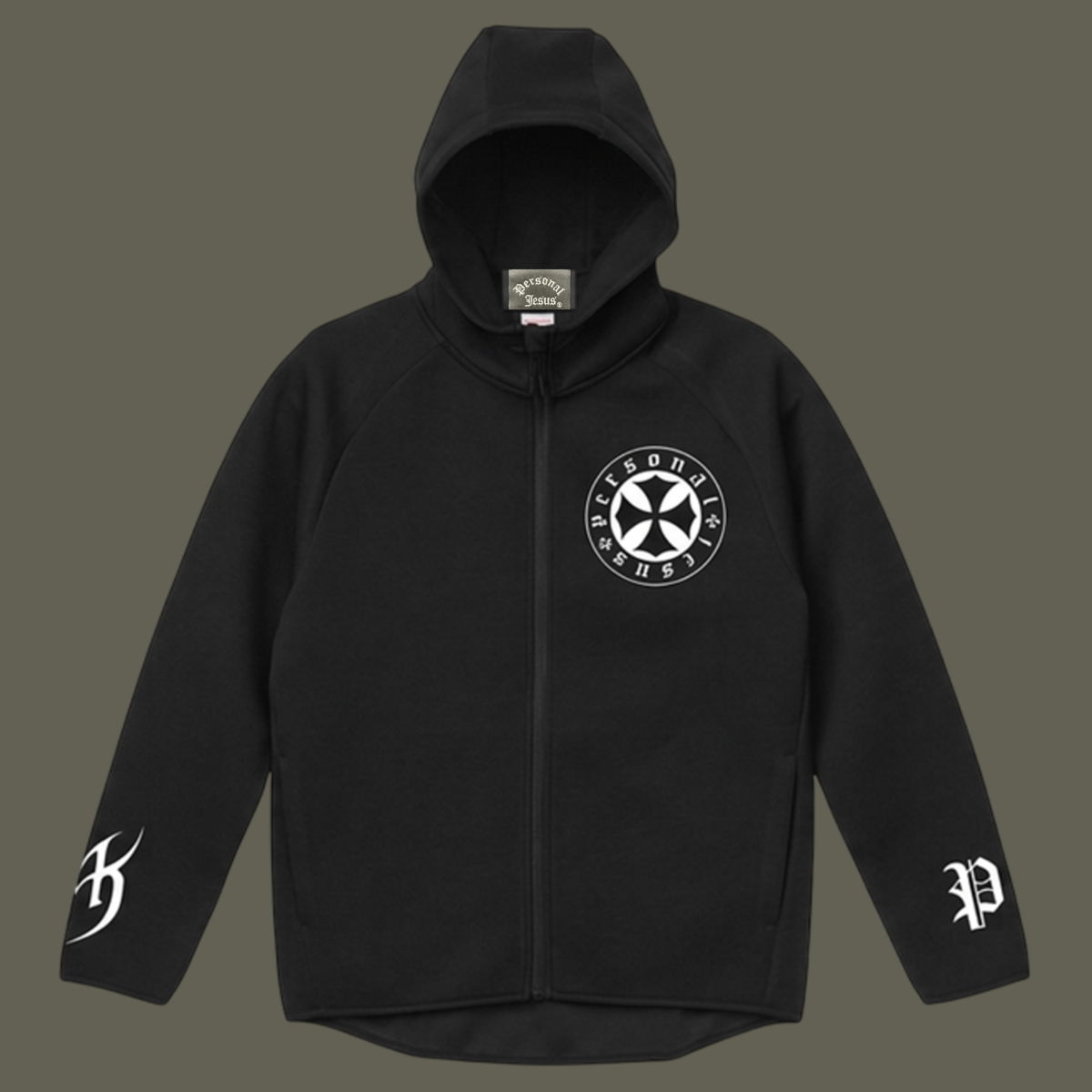 WING CROSS ZIP-UP HOODIE